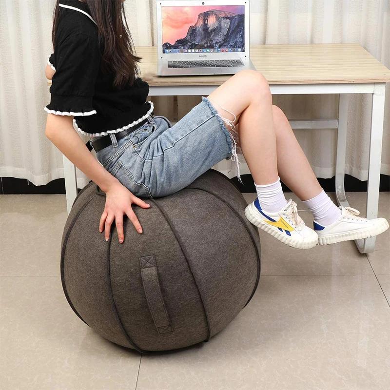 Balle d'exercice de yoga pour le bureau et la maison, entraînement musculaire, fitness assis, chaise