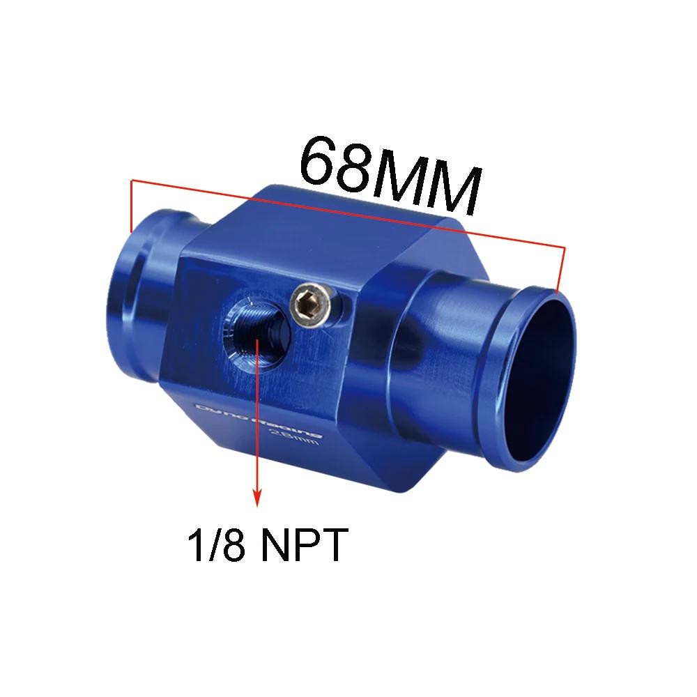 Jauge de température d'eau LED bleue personnalisée, température de l'eau de voiture de course, capte