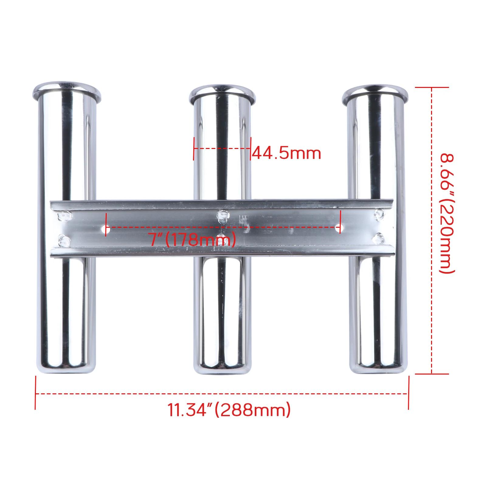 Accessoires de bateau à moteur hors-bord, support de canne à pêche en acier inoxydable, accessoires