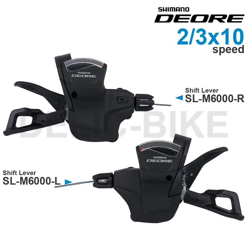 Groupe Shimano Deore M6000 3x10 vitesses avec manette SL-M6000, dérailleur avant FD-M6000, dérailleu