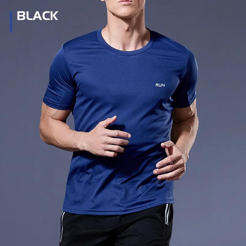 T-Shirt sport multicolore séchage rapide Homme - Maillot gymnastique respirant - Chemise Fitness course été