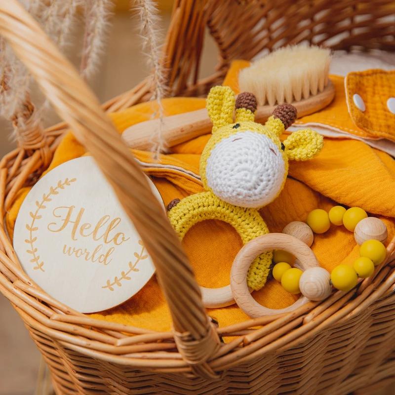 Ensemble de jouets de bain pour enfants, 1 ensemble d'emmaillotage, enroulé, jalons, brosse, Bracele