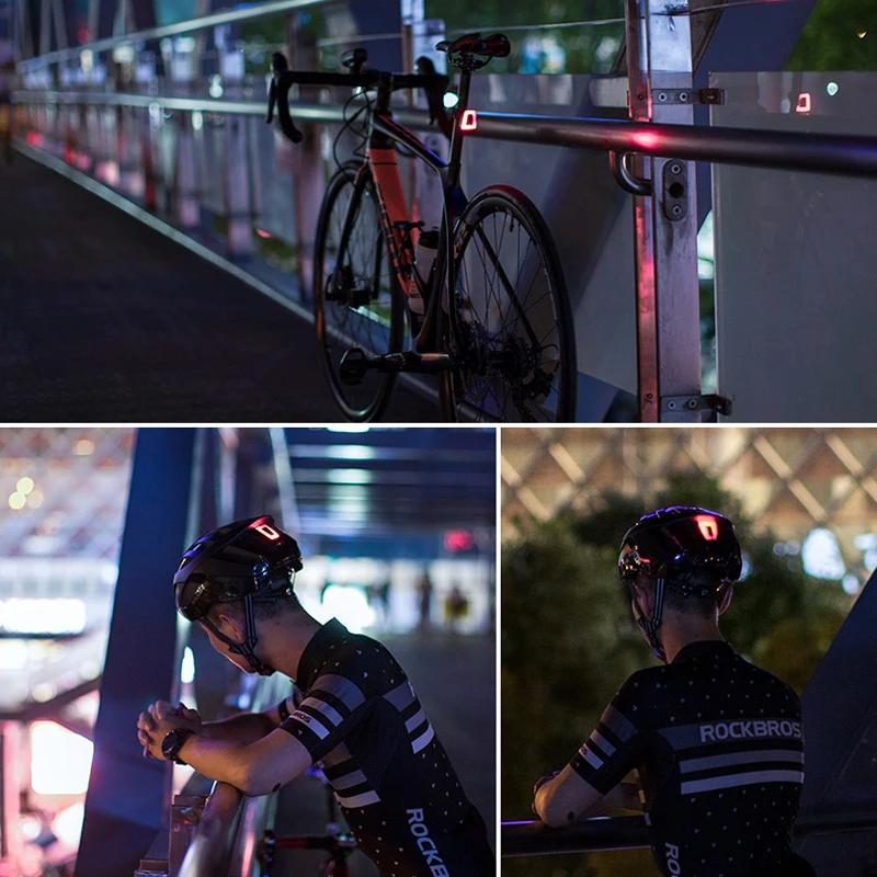 ROCKBROS – casque de vélo à lumière LED Rechargeable pour hommes, équipement de cyclisme en montagne