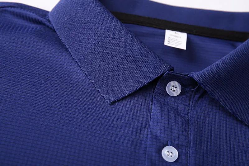 T-shirt en polyester à col décontracté pour homme, haut de sport, séchage rapide, vêtements légers,