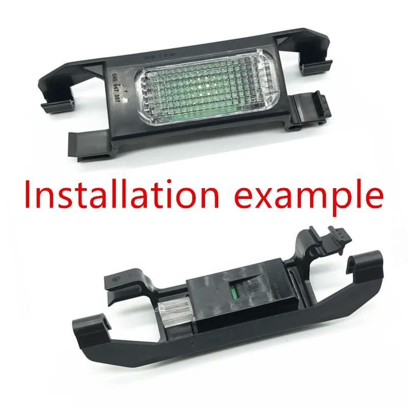 Support de câble de lumière LED pour pied de voiture, support de lampe pour VW Passat B6 B7 Jetta Go