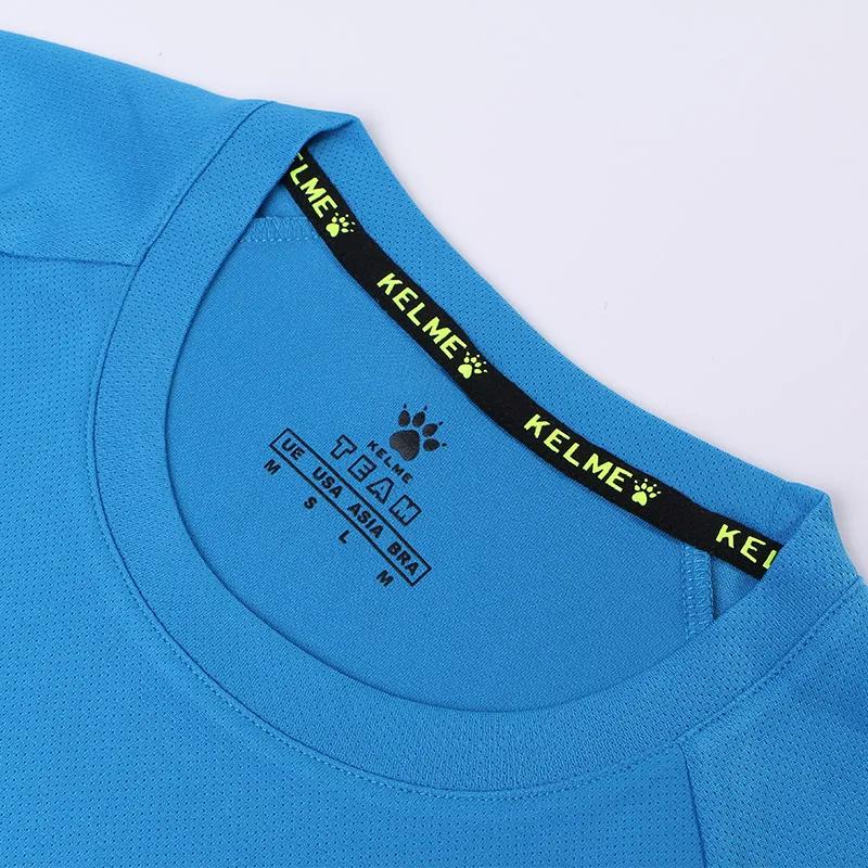 KELcloser-T-shirt de football à séchage rapide pour homme, basket-ball, course à pied, entraînement,