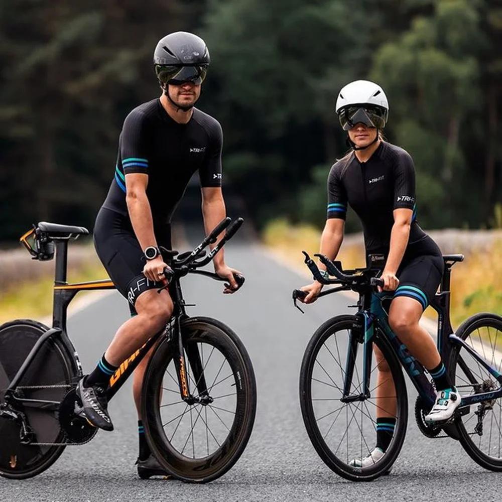 Leic-Fit-Combinaison TriDuvet trempée pour équipe professionnelle, vêtements de cyclisme, combinaiso