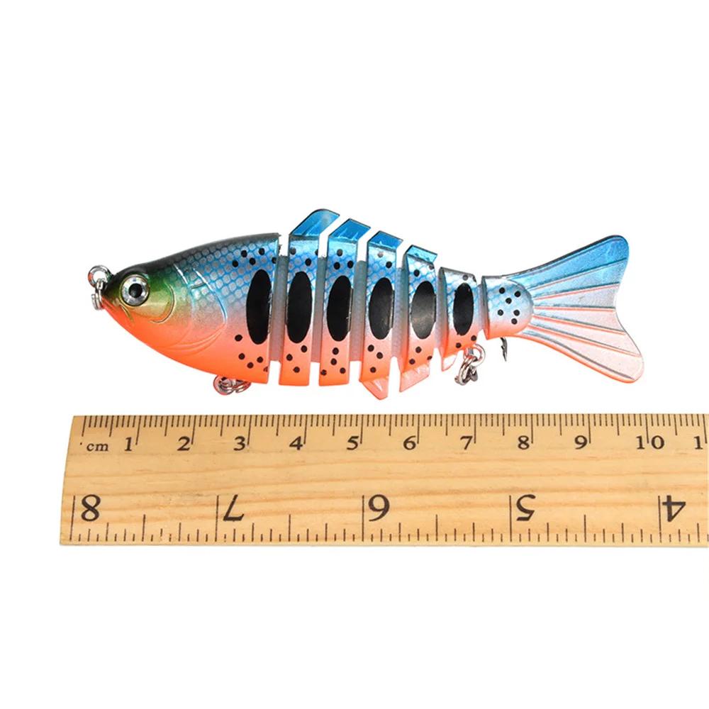 Leurre méné rigide multi-sections Wobbler, appât artificiel idéal pour la pêche à la traîne, au bar,