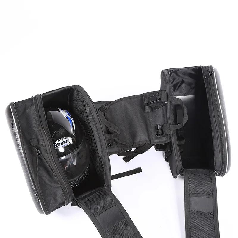 Sacs universels pour sacoches de moto, 2 pièces, sacs de selle pour bagages, fourche de rangement la