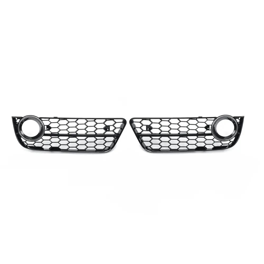 Calandre de phare antibrouillard pour pare-choc avant de voiture, couverture en maille nid d'abeille