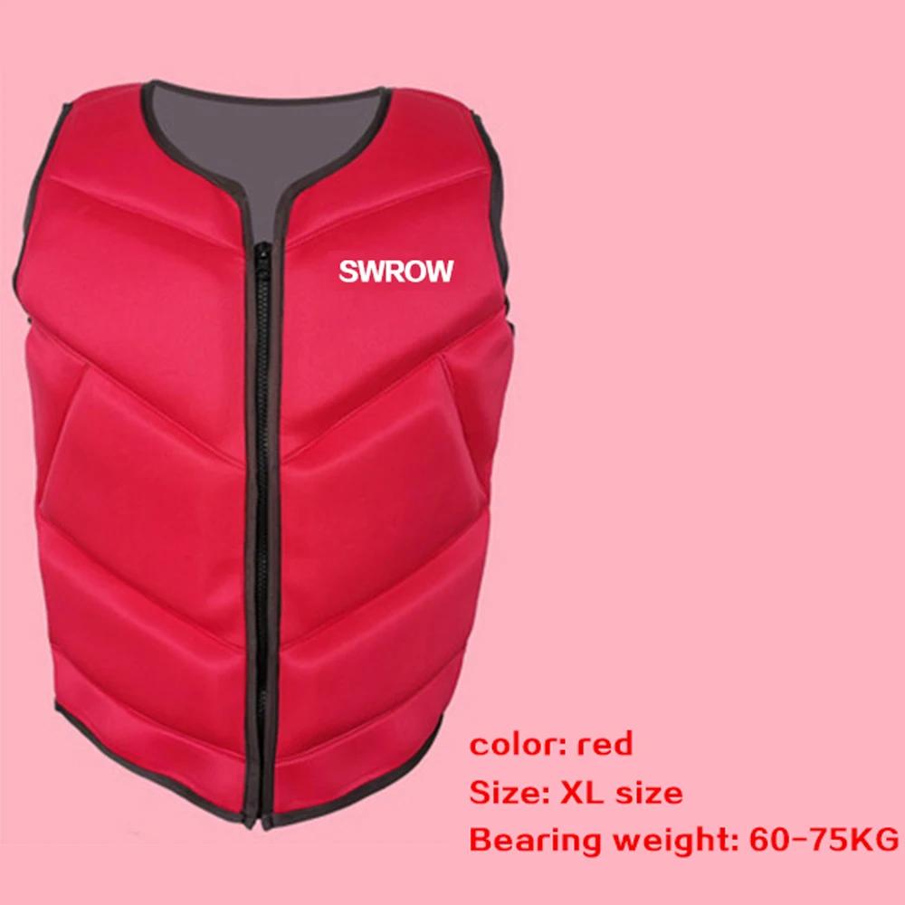 Gilet de sauvetage en néoprène, gilet de pêche, veste d'eau, sport, adultes et enfants, vêtements de