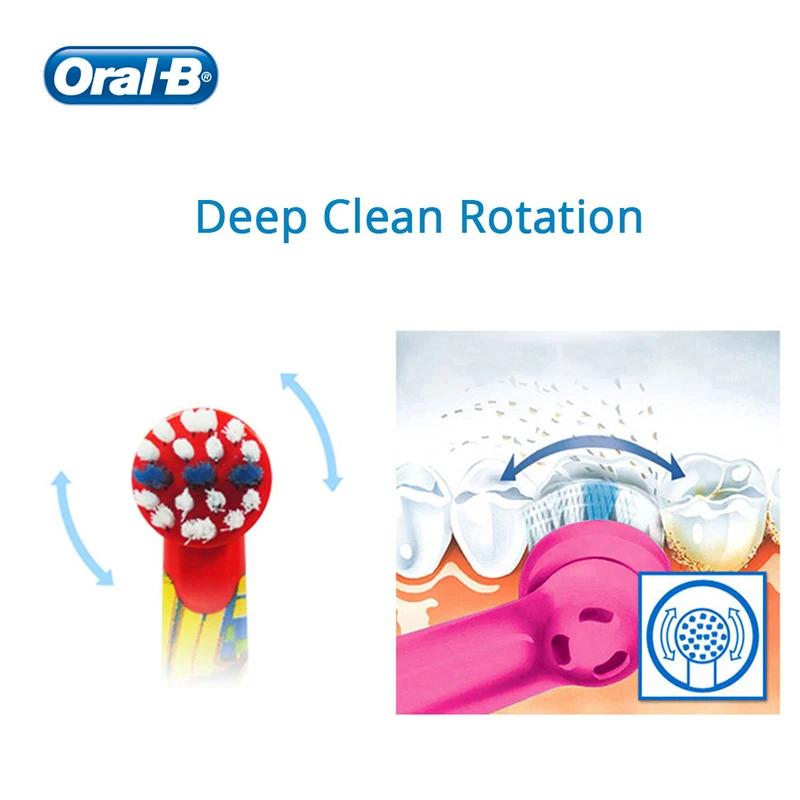 Têtes de brosse de rechange Oral B originales dessin animé pour Oral B enfants brosse à dents électr