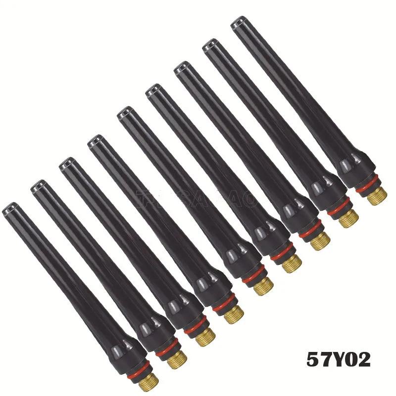 Capuchon arrière Long pour soudage TIG 57Y02, 5 pièces/10 pièces, pour torche de soudage TIG wp 17 1