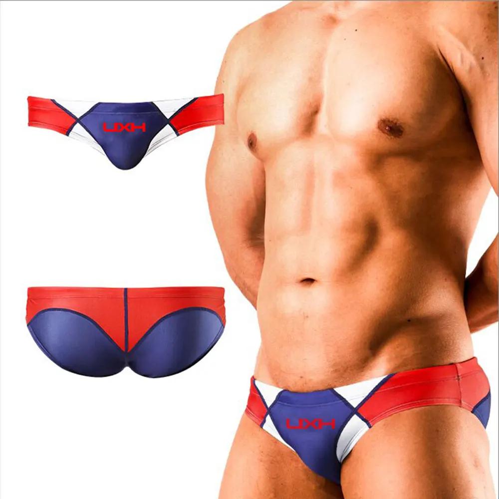 Slip de bain push-up sexy pour hommes - Maillot G-string surf été bikini solide doux