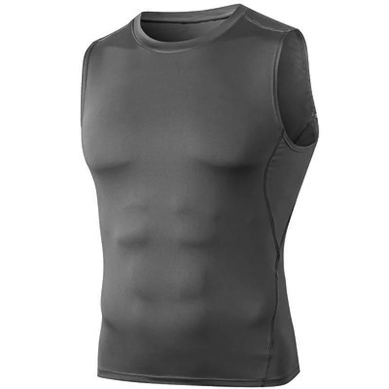 T-shirt course séchage rapide homme - Maillot compression fibre salle de sport