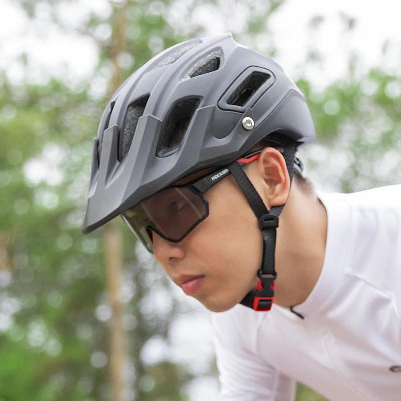 ROCKBROS lunettes de cyclisme photochromiques UV400 lunettes de soleil Sport de plein air lunettes d