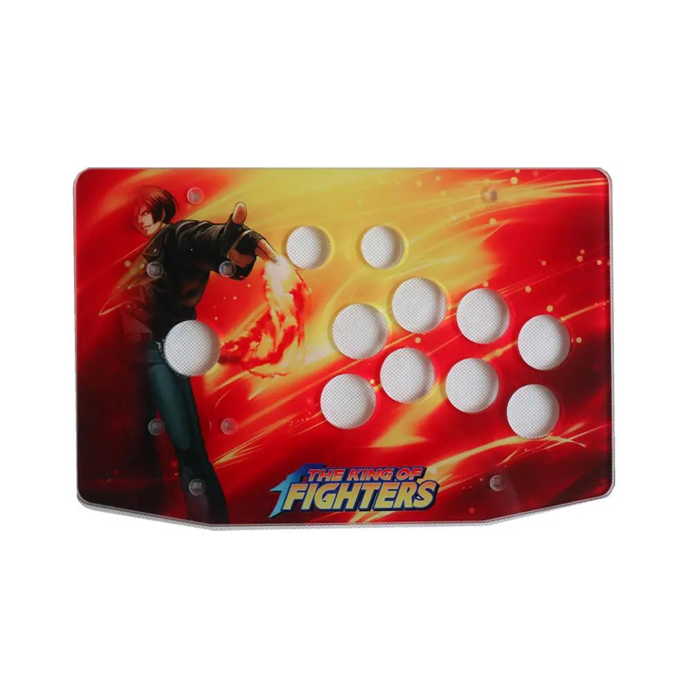 RAC-K500C 10 boutons trou acrylique œuvre panneau plat boîtier bricolage Arcade Joystick Kits
