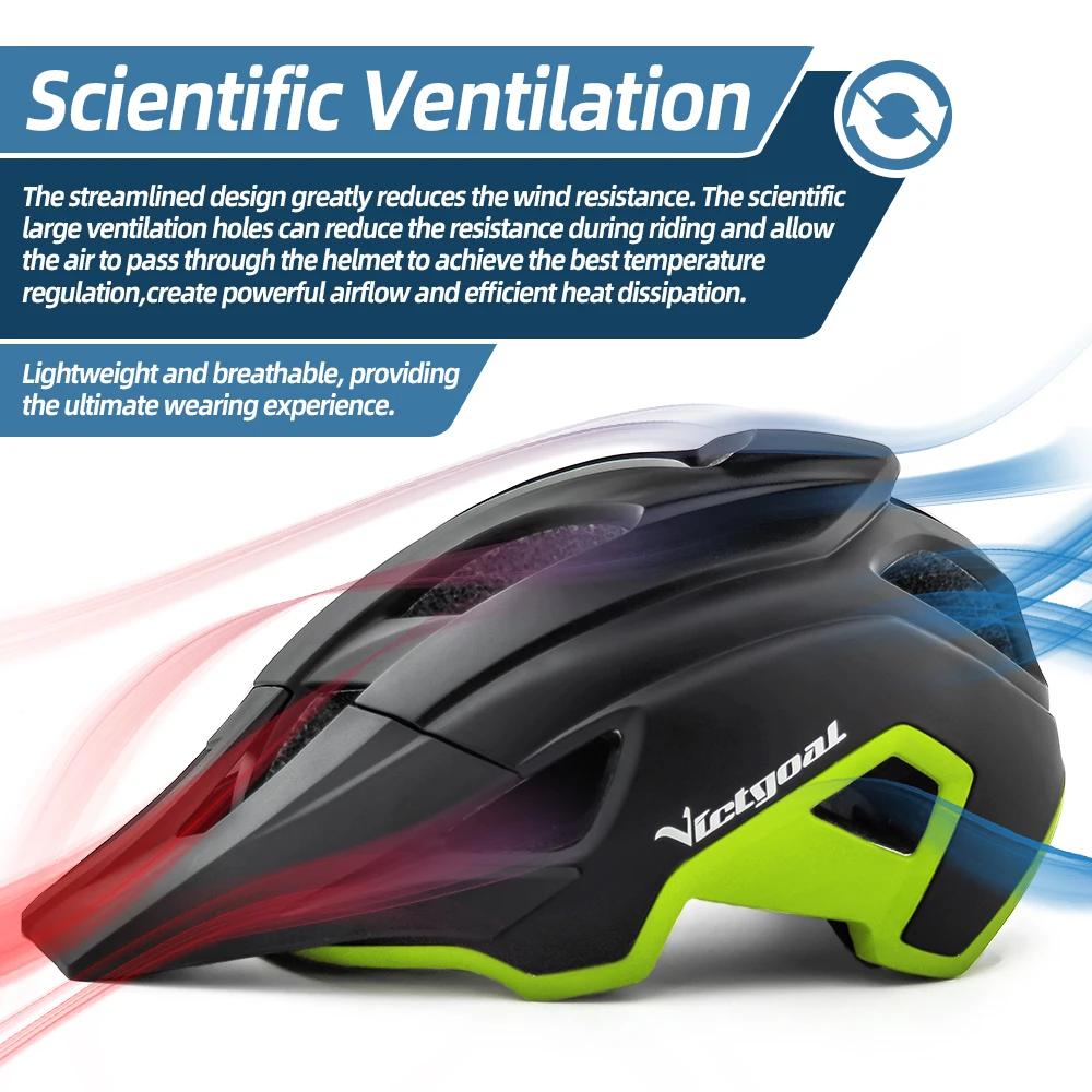 TGOAL-Casque de vélo LED avec visière pare-soleil pour homme, aste, bouclier de lunettes de soleil,