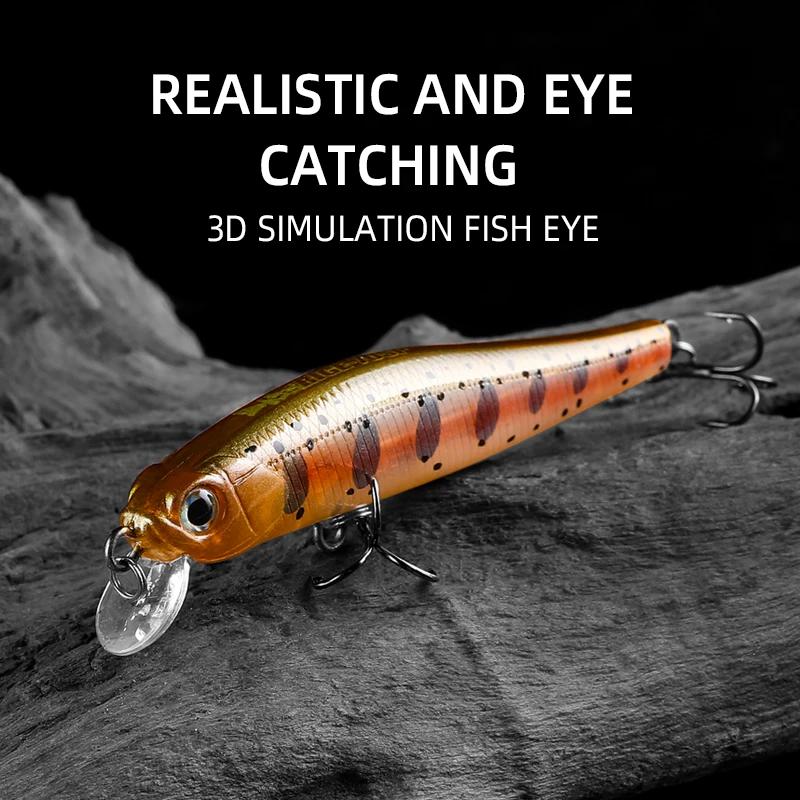 BEARKING modèle chaud 70mm 5.2g qualité professionnelle magent poids leurres de pêche méné manivelle