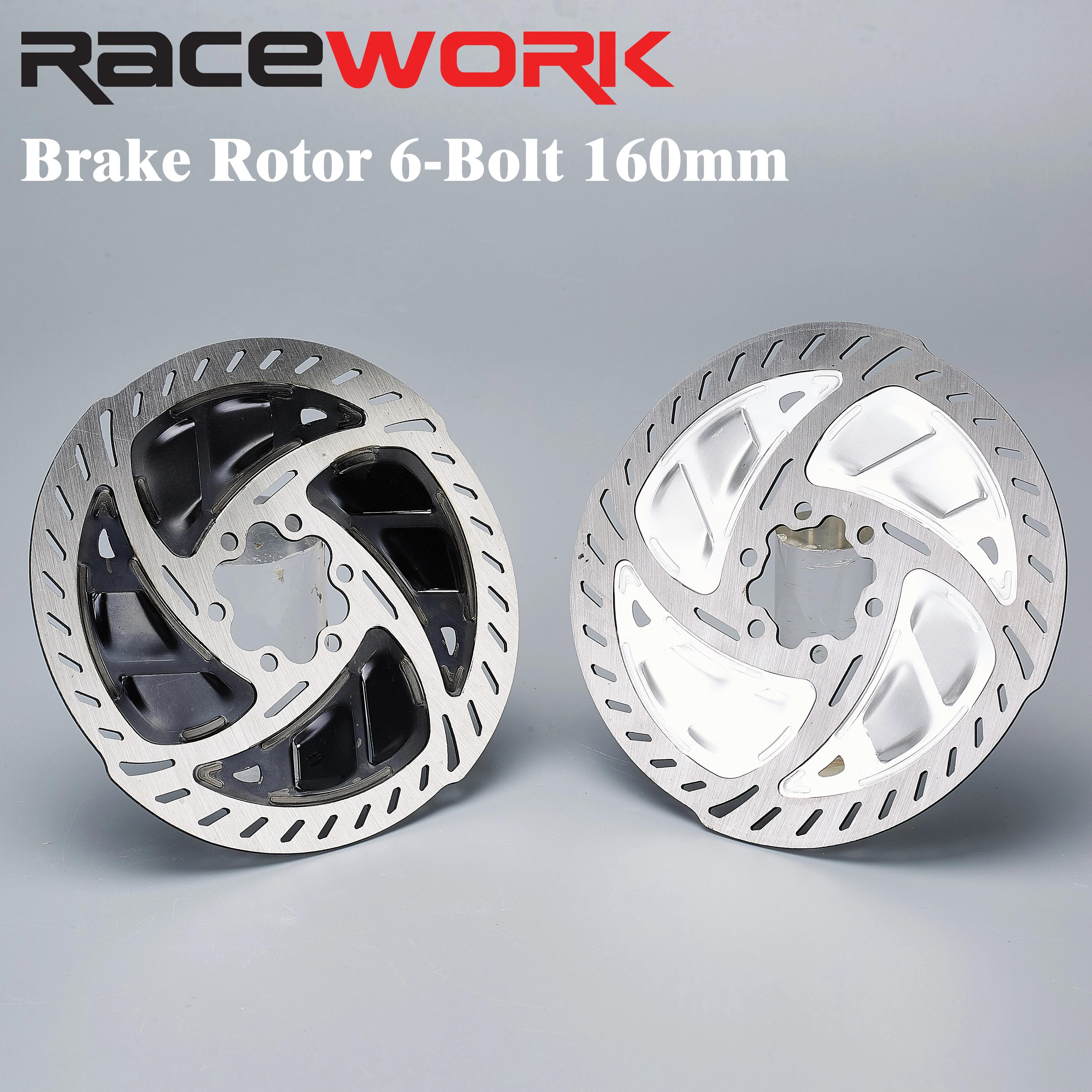 RACEWORK vtt frein à disque Rotor haute qualité montagne route vélo frein à disque 140/160mm 6 boulo