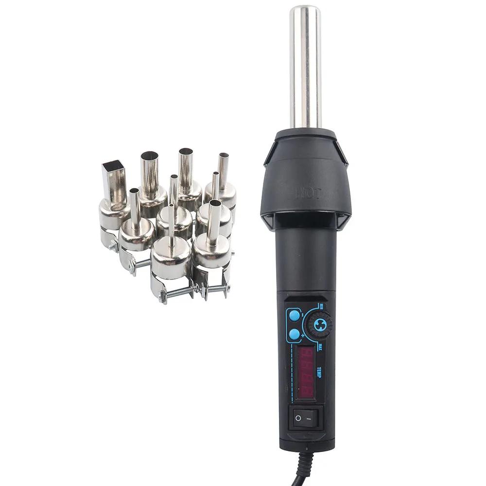 Station de dessoudage de pistolet à air chaud électronique réglable LCD rapide 650W IC SMD BGA + bus