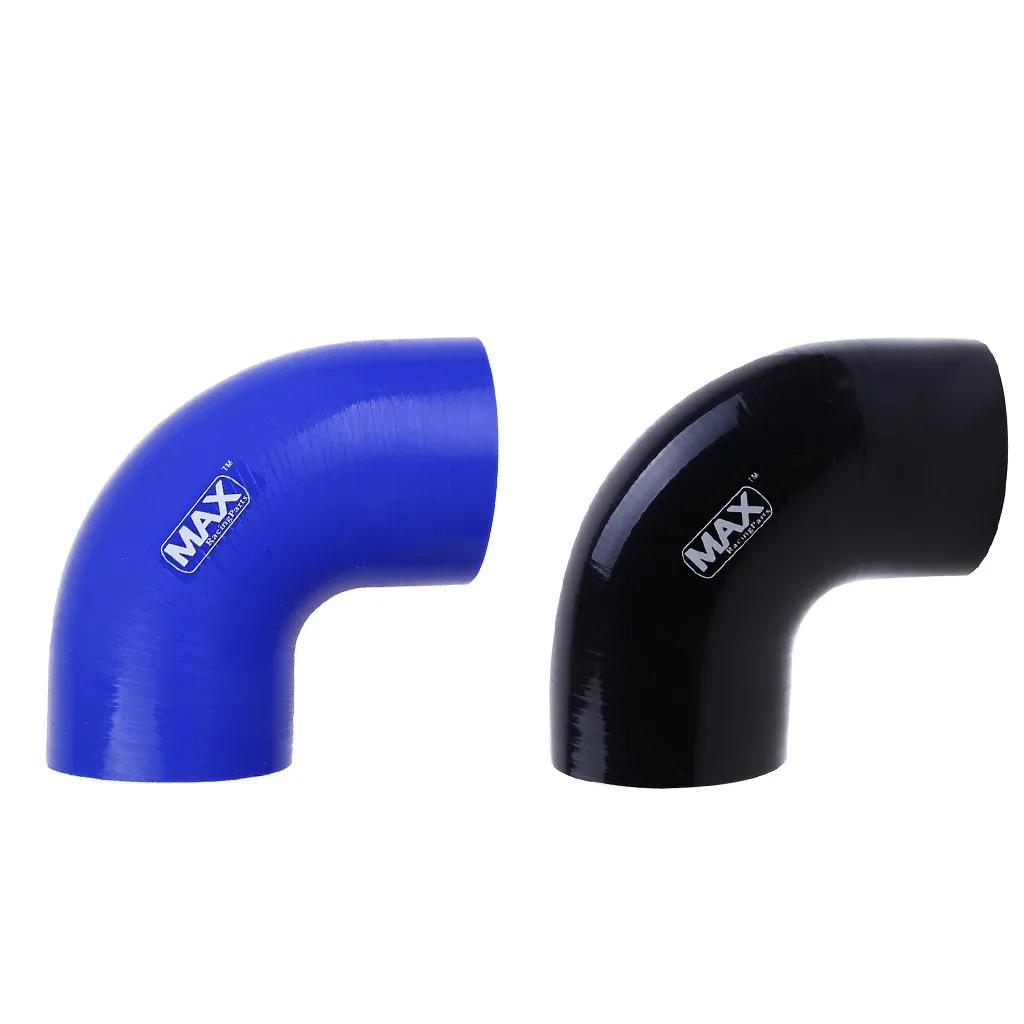 Tuyau en Silicone coude à 90 degrés 50mm 63mm 70mm 76mm 89mm 102mm noir bleu Intercooler tuyau d'adm