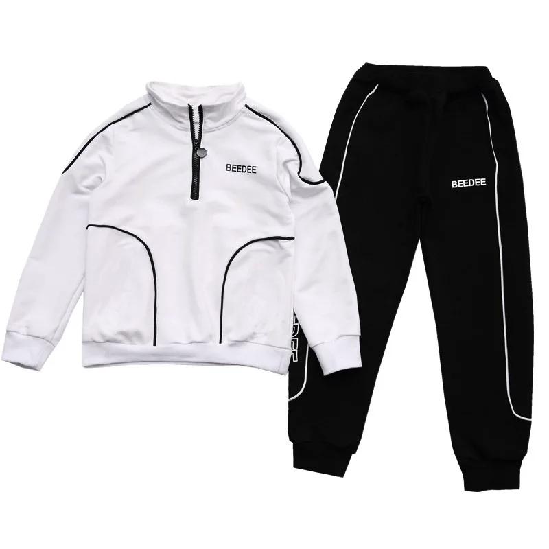 Printemps automne adolescents garçons vêtements ensembles enfant mode lettre sweat + pantalon 2 pièc