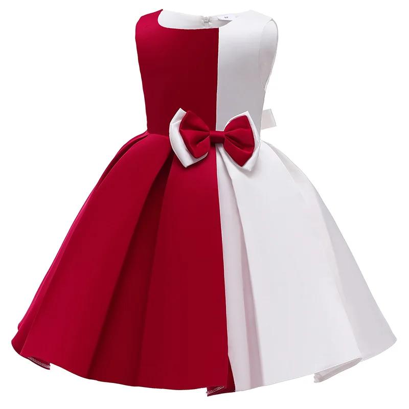 Robe à rayures à fleurs pour petites filles, robes de fête de mariage à fleurs, robe de princesse de