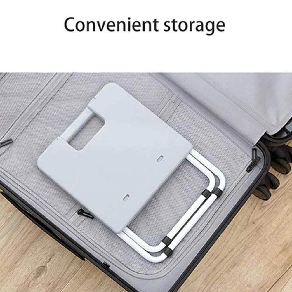 Tabouret de bain en plastique multifonctionnel, cuisine à domicile, intérieur, portable, pliable, co