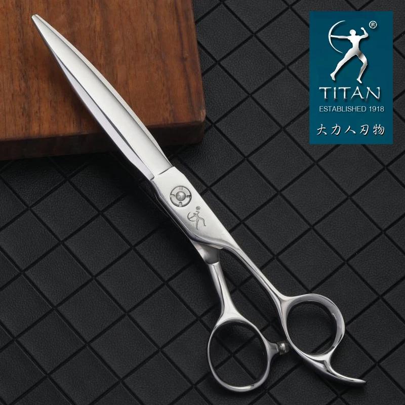 TITANCiseaux de coiffure professionnels, ciseaux de coupe de 7 pouces, outil de barbier de salon en
