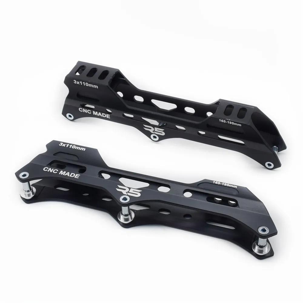 Châssis de patins de vitesse en ligne R5, 3x100, 3x110mm, course de vitesse déséquilibrée, Base de p