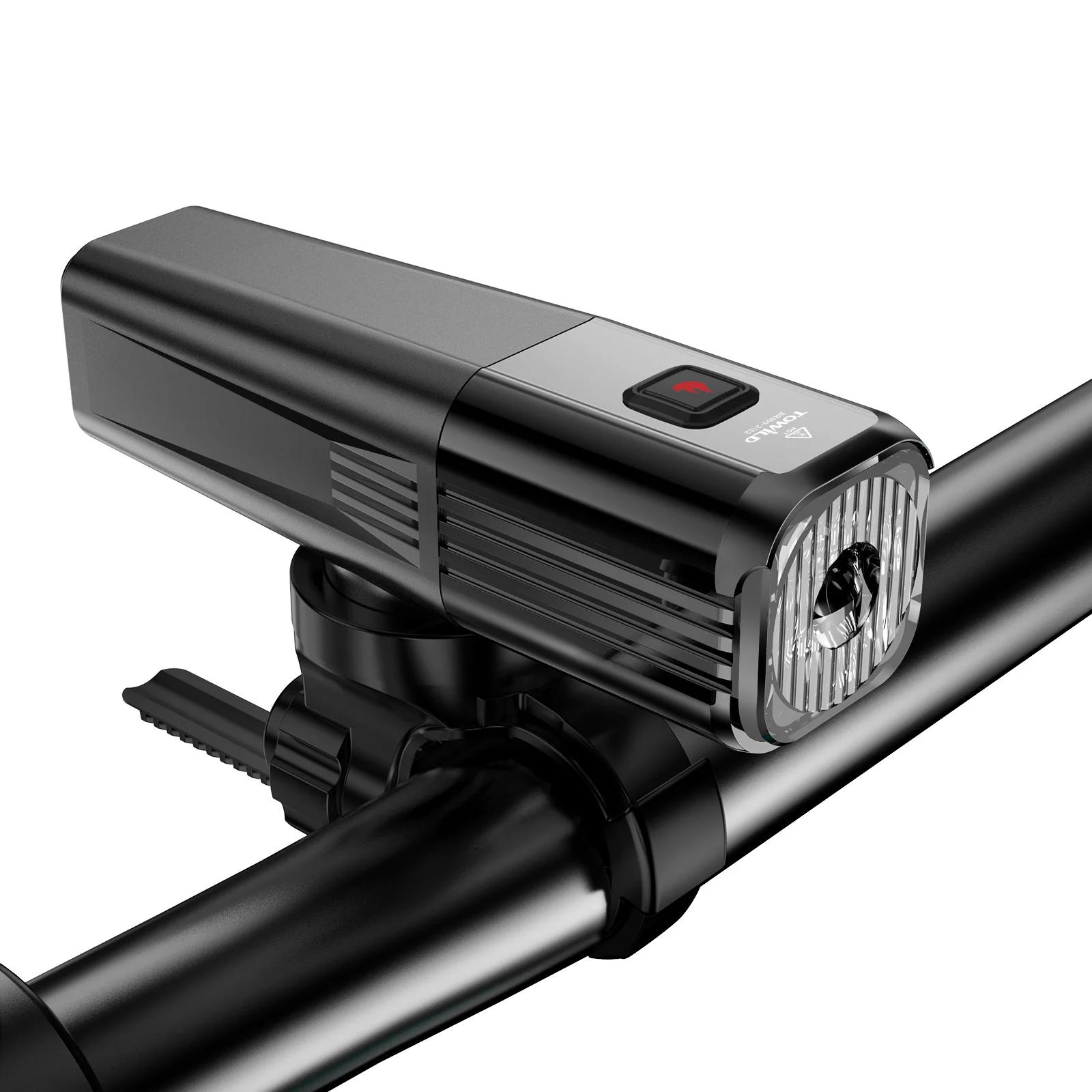 TOWILD – phare de vélo 800 lumens, torche anti-éblouissement, charge USB, équipement de cyclisme, BR