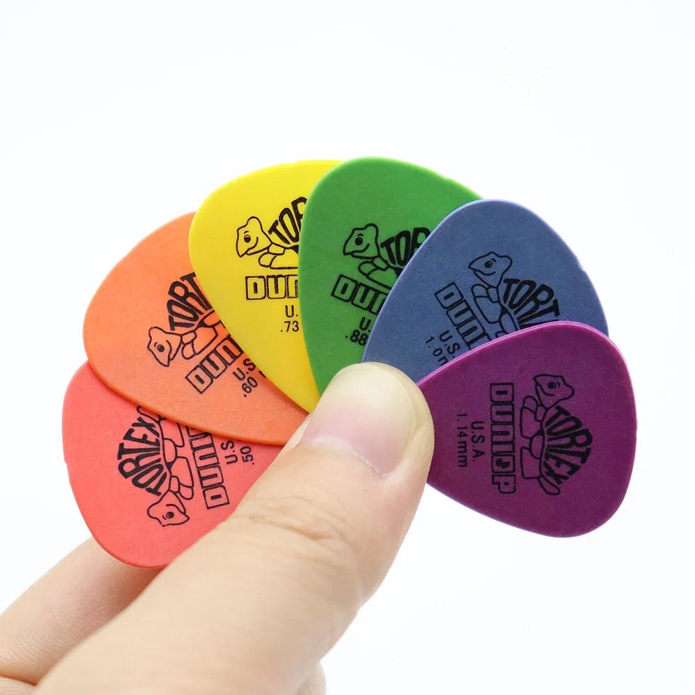 Plectres de guitare électrique acoustique Dunlop, 50 et 100 pièces, accessoires de guitare avec boît