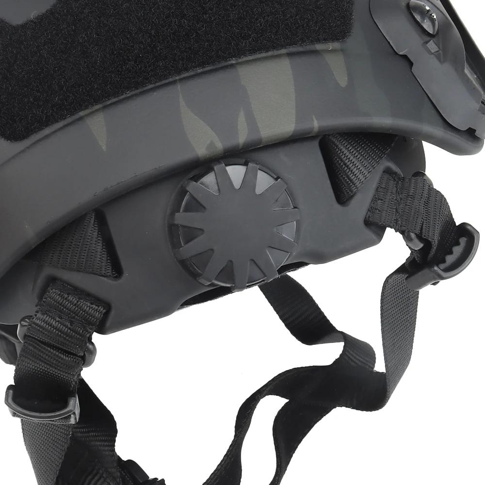 Casque de protection tactique rapide SF SUPER HIGH CUT, casque de chasse en plein air, tir CS Airsof