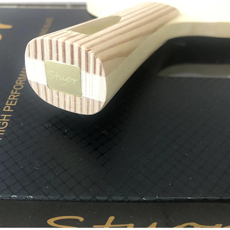 Stuor-Raquette de tennis de table simple Hinoki Speed 90, lame de ping-pong, solide, presque ress OF