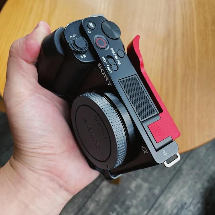 Métal Hot Shoe Thumb-Up Hotshoe Thumb Up Grip Pour SONY ZVE10 zve-10 ZV-E10 Caméra Main Grip Avec cu