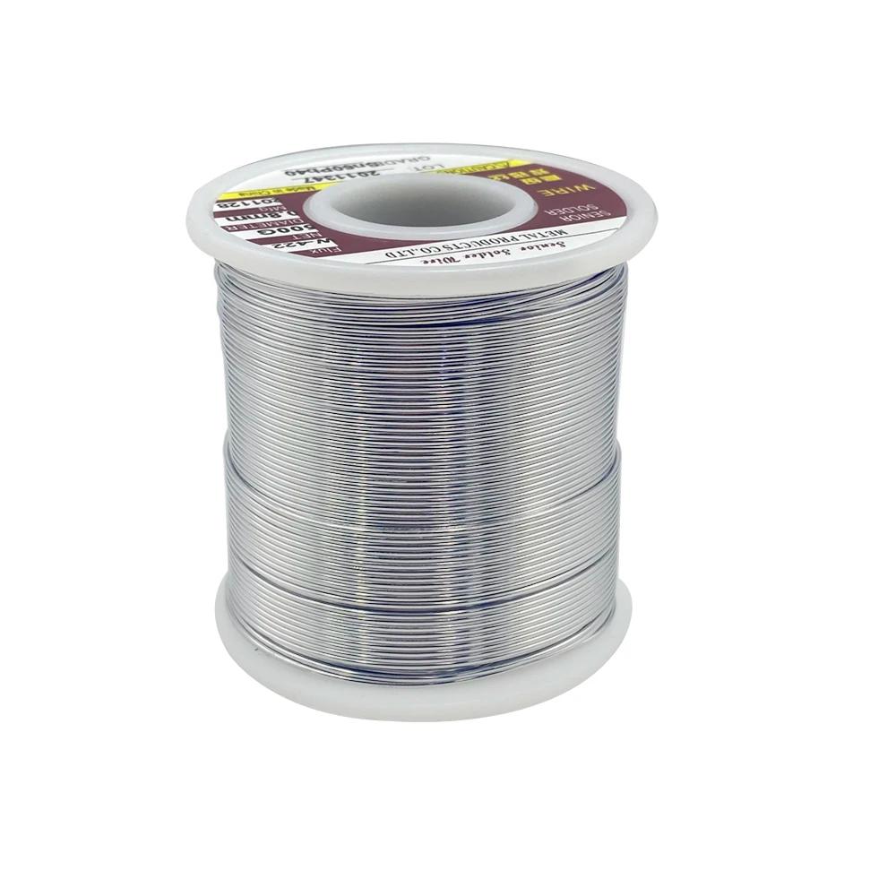 Rouleau de fil à souder, 500g, pour fer à fondre, noyau de colophane, sans nettoyage, haute qualité