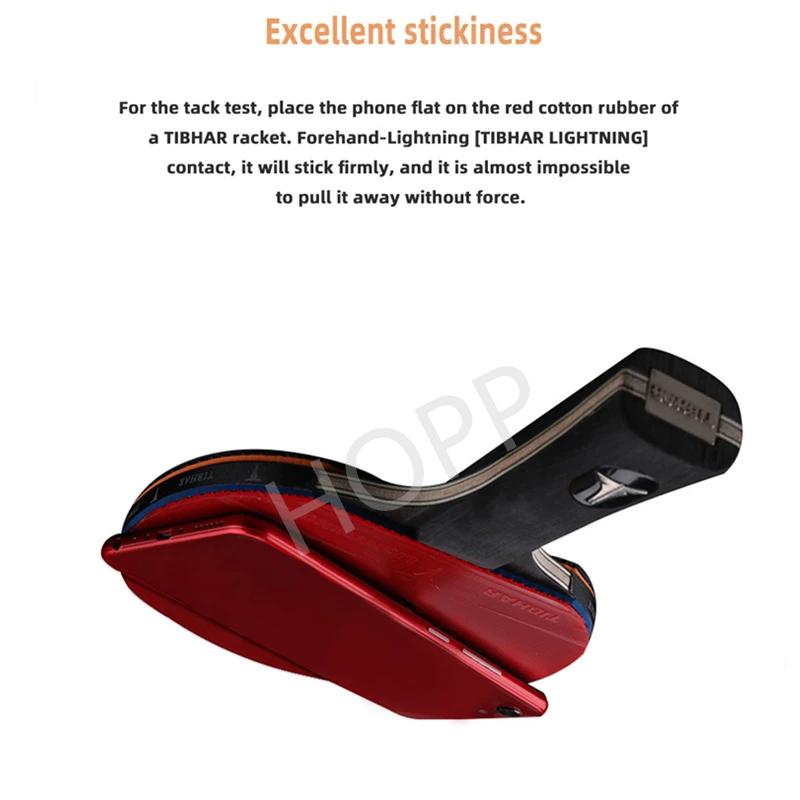 TIBHAR raquette de Tennis de Table 6/7/8/9 étoiles boutons en caoutchouc collants professionnel de h