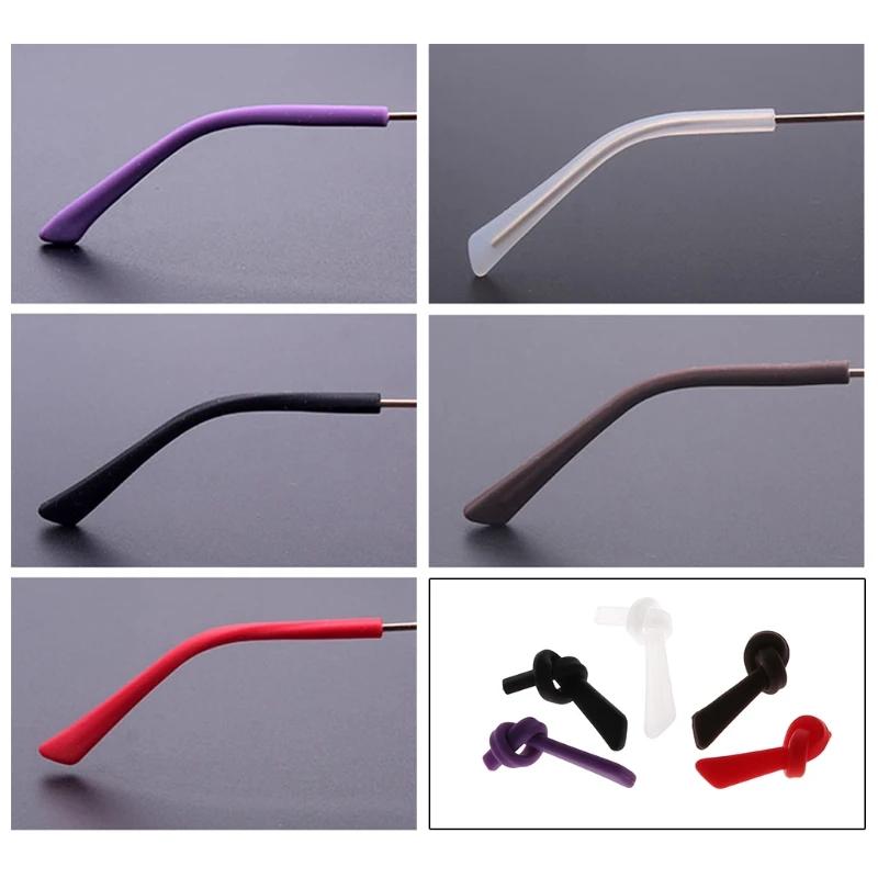 Lunettes en Silicone souple antidérapantes, vente en gros, livraison gratuite, 1 paire, accessoires