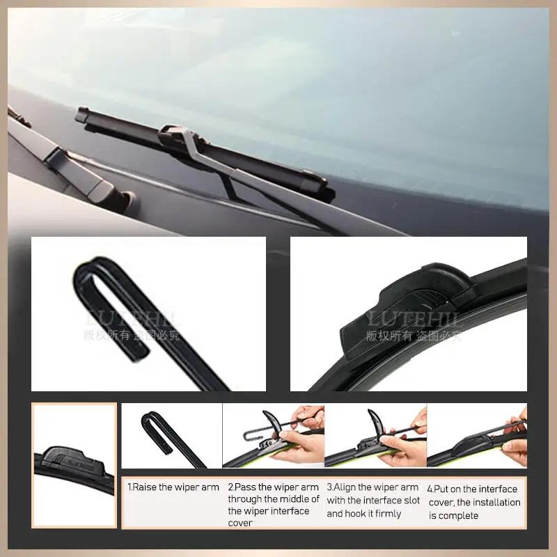 Pour Nissan Micra March K13 2010-2015 2011 2012 balais d'essuie-glace avant et arrière brosses de fe