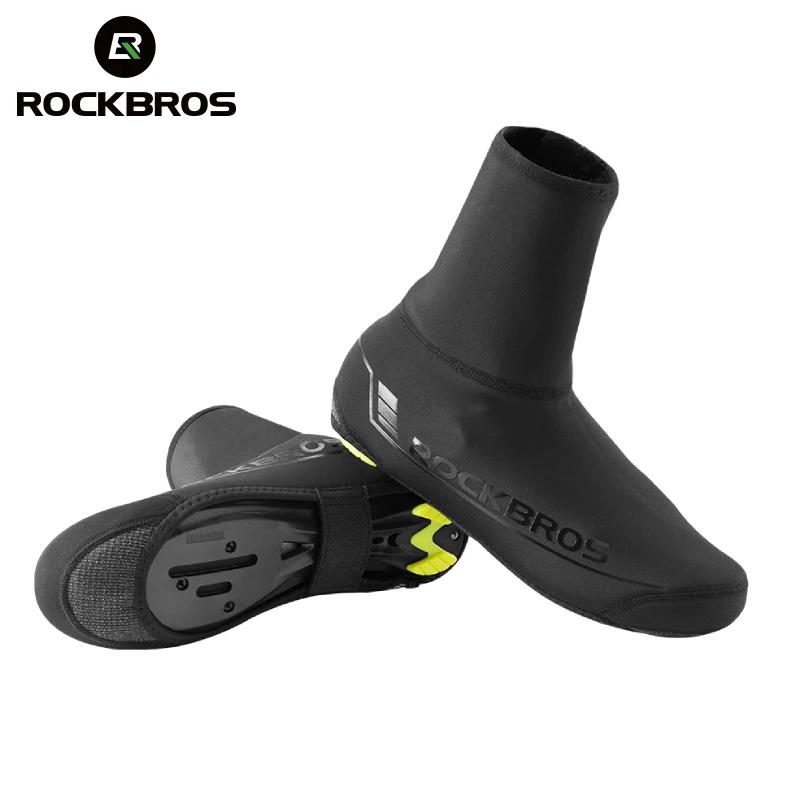ROCKBROS hiver cyclisme couvre-chaussures vtt plus chaud couvre-chaussures vélo chaussures couvre ré