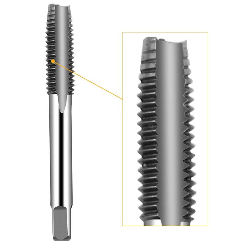 5 pièces Hss Machine filetage métrique bouchon taraud vis tarauds 3mm 4mm 5mm 6mm 8mm M3-M8 Kit de j