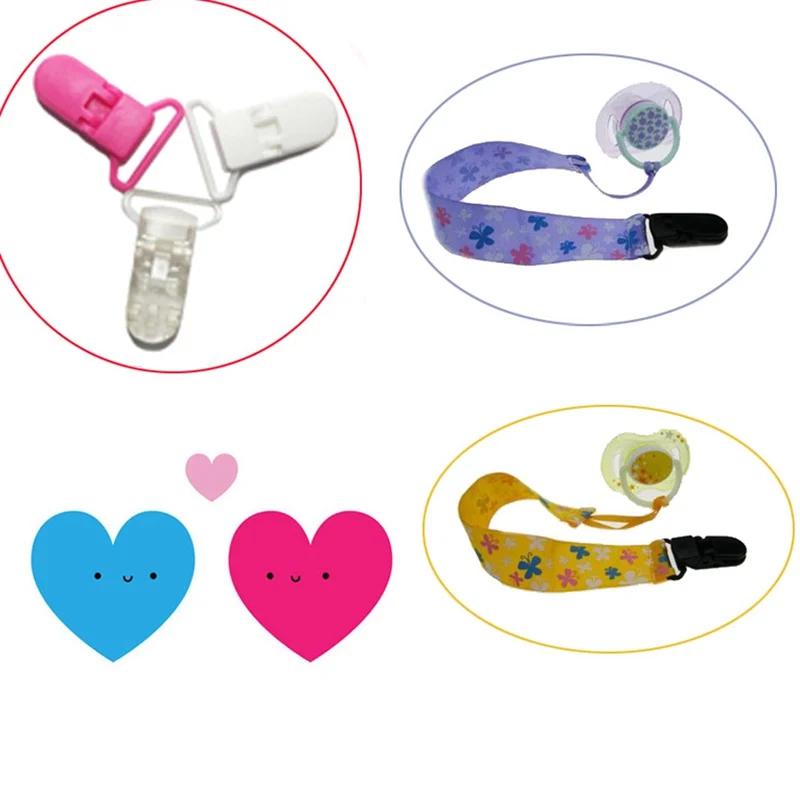 Sutoyuen – attache-tétine en plastique pour bébé, attache-sucette factice, porte-chaîne pour ruban d