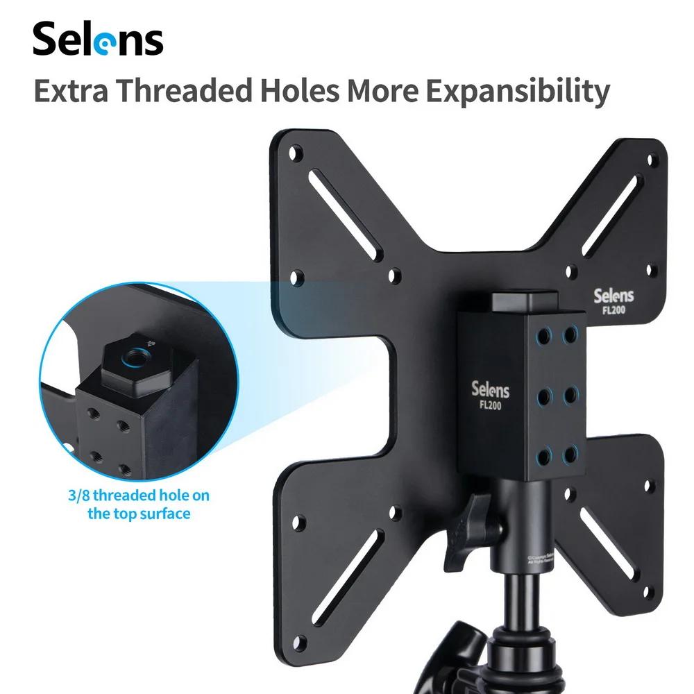 Selens – support de montage TV et support mural, plaque amovible VESA 200x200CM pour moniteur, écran