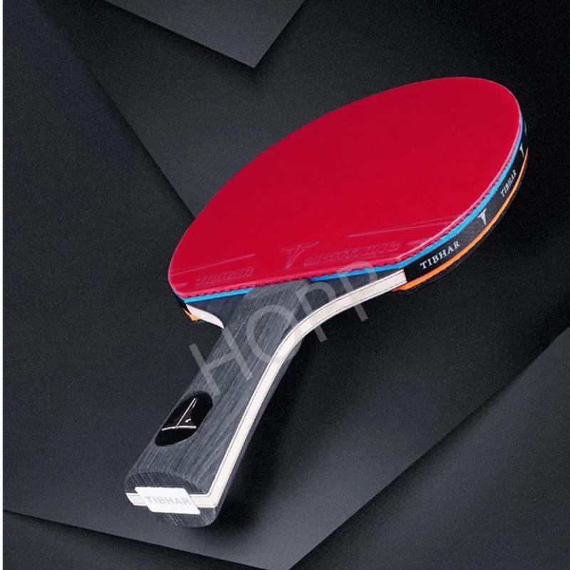 TIBHAR raquette de Tennis de Table 6/7/8/9 étoiles boutons en caoutchouc collants professionnel de h