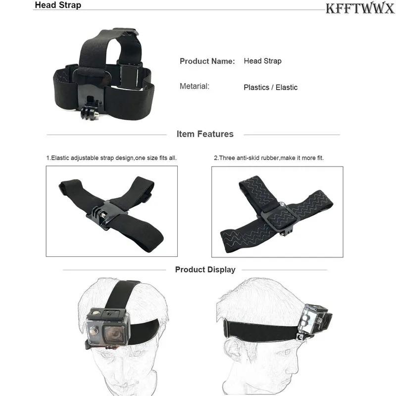 KFFTWWX-Kit d'accessoires pour GoPro Fore13, 12, 11, 10, 9, Noir, 8, 7, 6, Support de trépied pour S