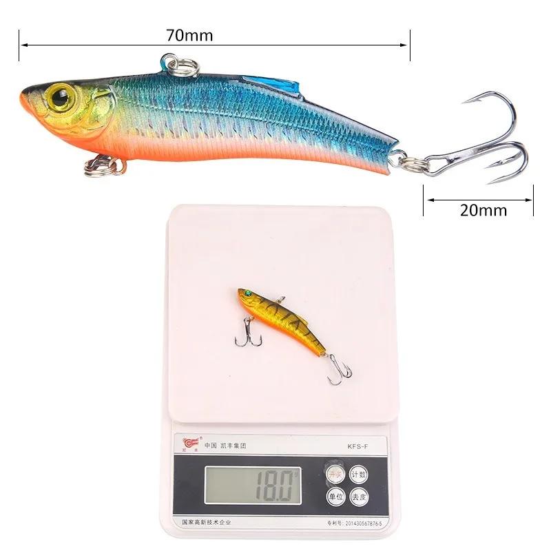 Leurre rigide japonais de type VIB, appât artificiel idéal pour la pêche en mer, en hiver, 7cm ou 18