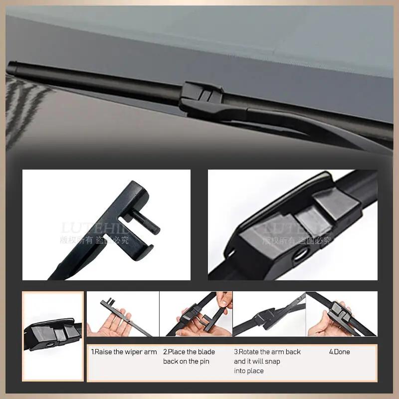 Pour BMW série 5 F07 F10 F11 2011-2016 2012 2013 2014 2015 balais d'essuie-glace avant pare-brise br