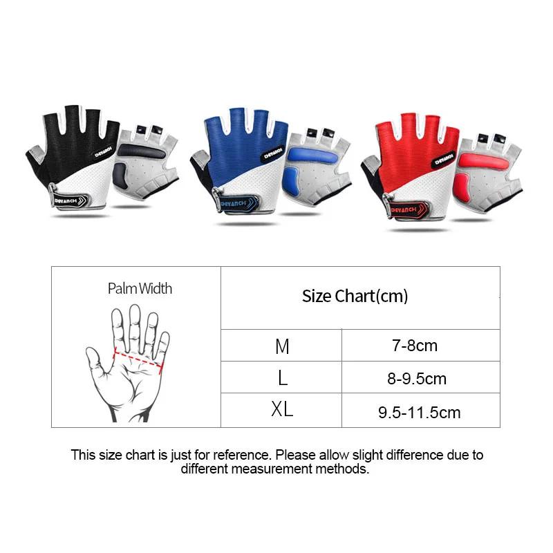 Gants de cyclisme respirants demi-doigts pour hommes et femmes, gants de vélo coordonnants, gants de