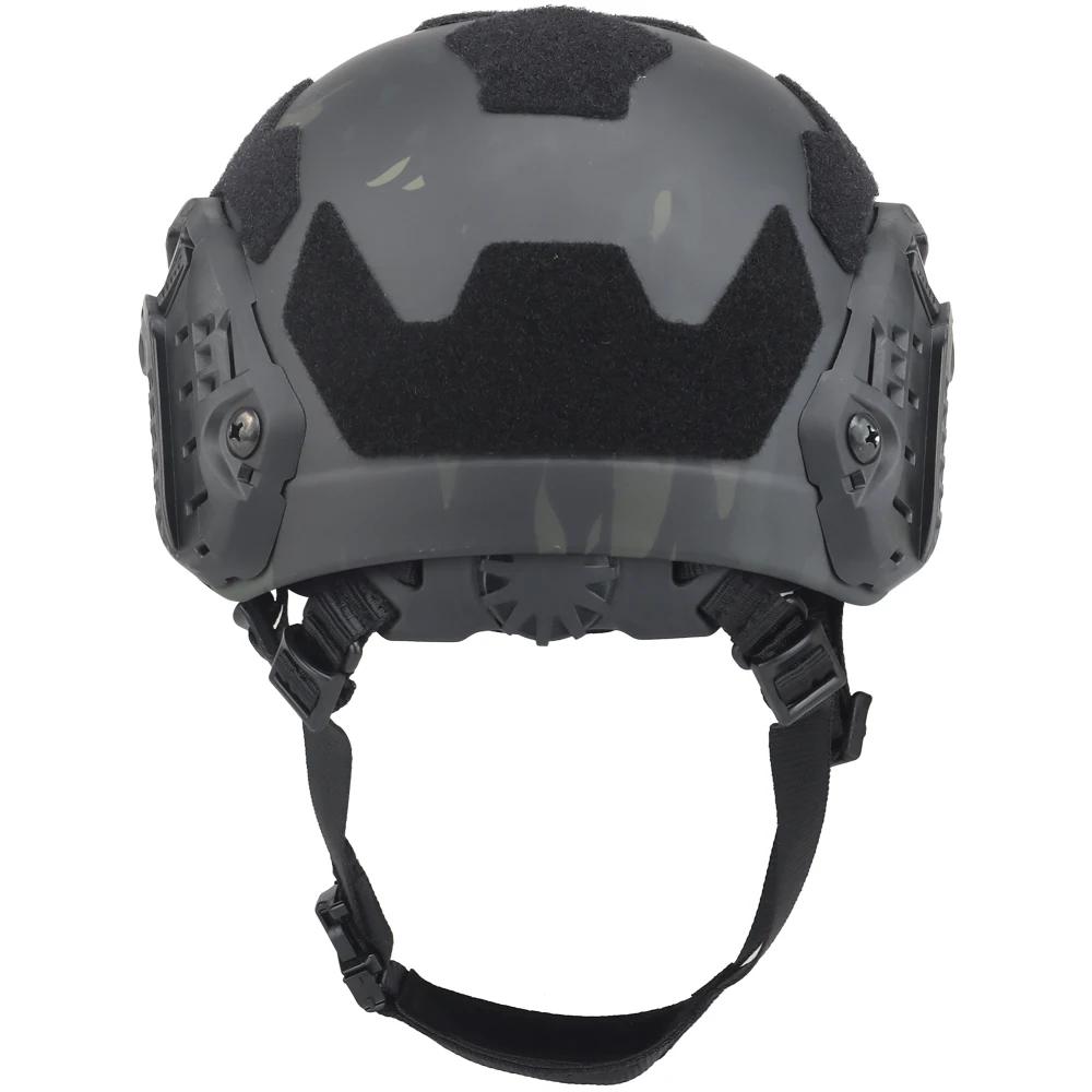 Casque de protection tactique rapide SF SUPER HIGH CUT, casque de chasse en plein air, tir CS Airsof
